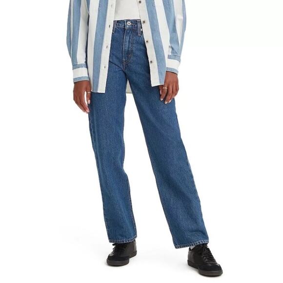 Levi's SilverTab Jeans Women's ‘94 Baggy Jeans Straight Blue Jeans  -  Size:  32 - Picture 1 of 16